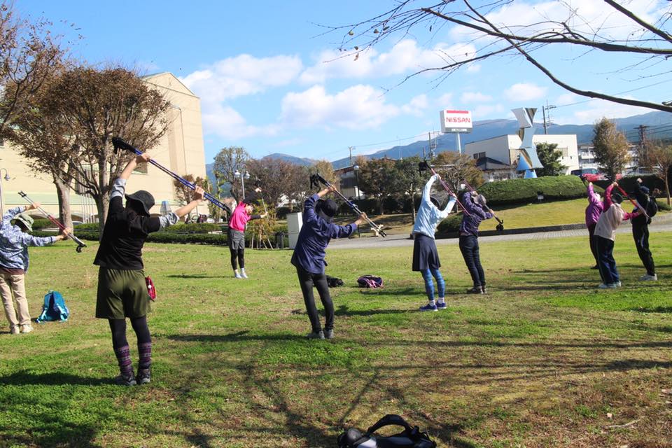 秋を感じるノルディックウォーク