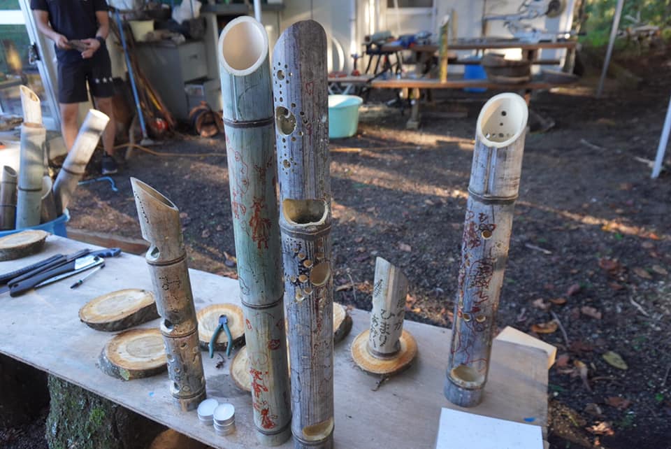 不二聖心産❝竹あかり❞を作ろう