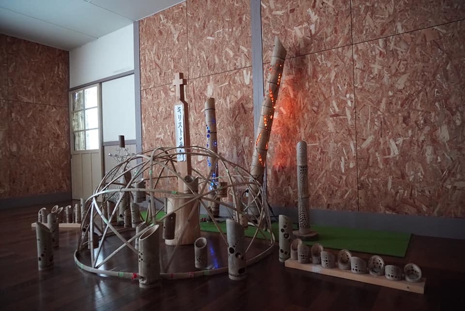 不二聖心産❝竹あかり❞を作ろう