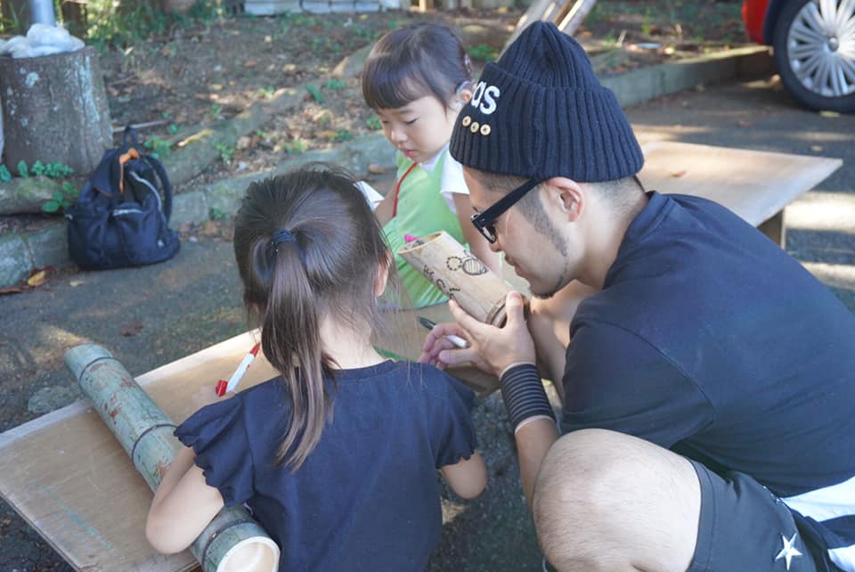 不二聖心産❝竹あかり❞を作ろう