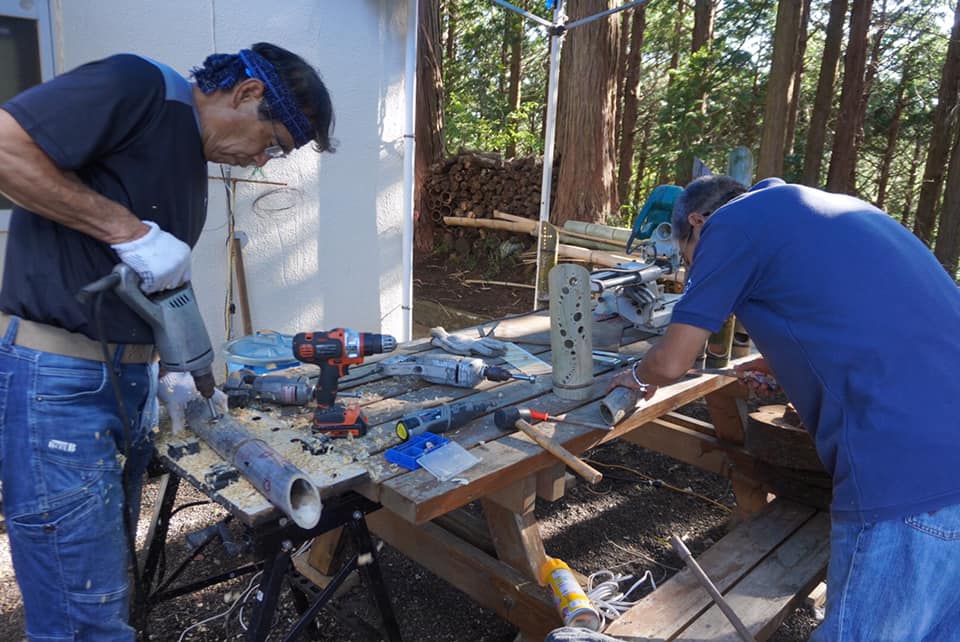 不二聖心産❝竹あかり❞を作ろう