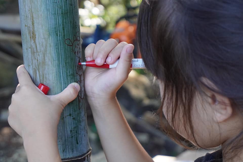 不二聖心産❝竹あかり❞を作ろう