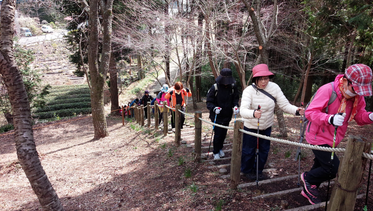 ノルディックウォーキングで笑おう
