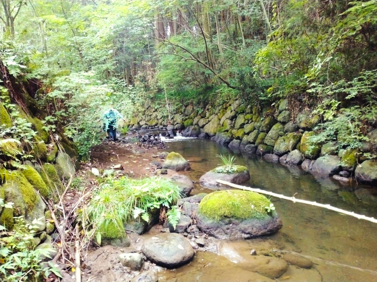 夏のブラタグチ レンガ眼鏡橋を川の中から見よう!