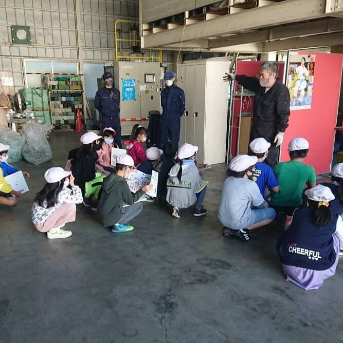 豊富士商事 プラスチック油化の授業