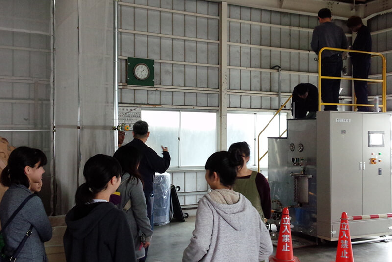 豊富士商事 プラスチック油化の授業