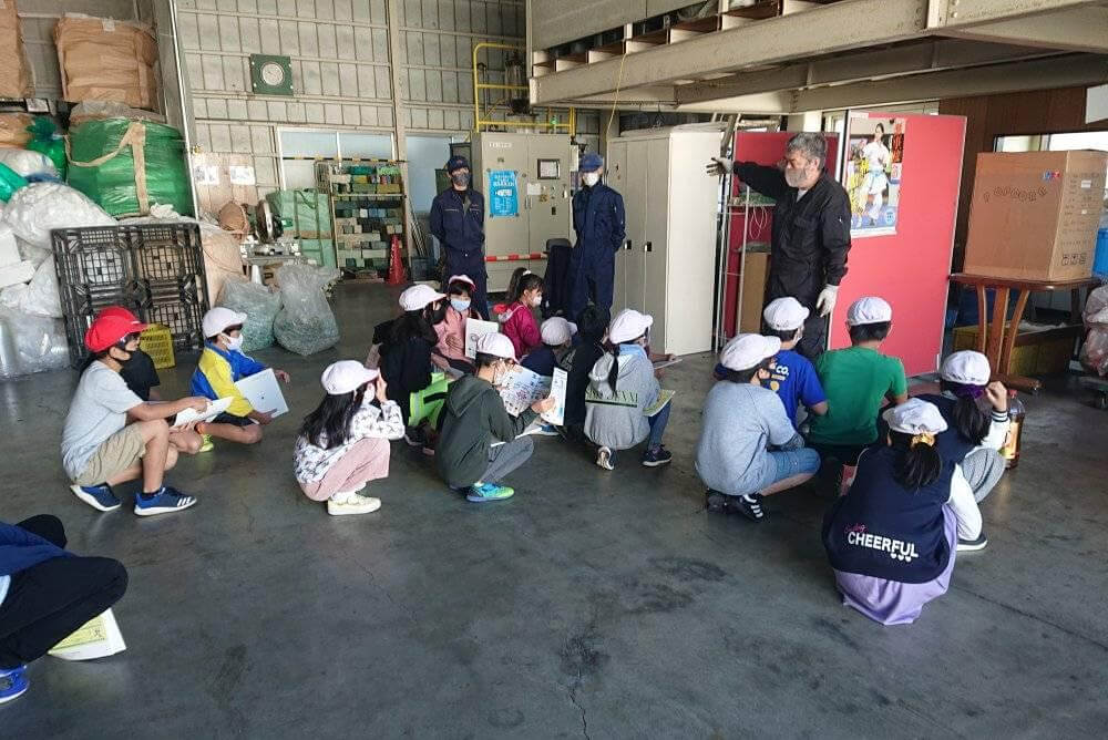 豊富士商事 プラスチック油化の授業