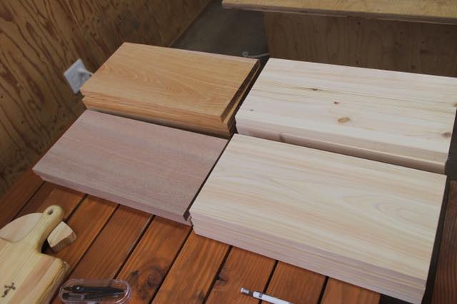 オリジナルカッティングボード作り